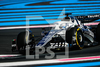 2022-07-22 - 10 GASLY Pierre (fra), Scuderia AlphaTauri AT03, action during the Formula 1 Lenovo Grand Prix de France, French Grand Prix 2022, 12th round of the 2022 FIA Formula One World Championship from July 22 to 24, 2022 on the Circuit Paul Ricard, in Le Castellet, France - F1 - FRENCH GRAND PRIX 2022 - FORMULA 1 - MOTORS