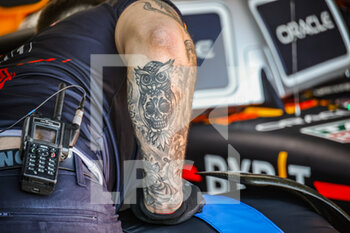 2022-07-22 - mechanic, mecanicien, Red Bull Racing teamduring the Formula 1 Lenovo Grand Prix de France, French Grand Prix 2022, 12th round of the 2022 FIA Formula One World Championship from July 22 to 24, 2022 on the Circuit Paul Ricard, in Le Castellet, France - F1 - FRENCH GRAND PRIX 2022 - FORMULA 1 - MOTORS