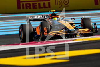 2022-07-22 - 04 NORRIS Lando (gbr), McLaren F1 Team MCL36, action during the Formula 1 Lenovo Grand Prix de France, French Grand Prix 2022, 12th round of the 2022 FIA Formula One World Championship from July 22 to 24, 2022 on the Circuit Paul Ricard, in Le Castellet, France - F1 - FRENCH GRAND PRIX 2022 - FORMULA 1 - MOTORS