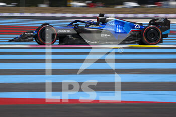 2022-07-23 - 23 ALBON Alexander (tha), Williams Racing FW44, action during the Formula 1 Lenovo Grand Prix de France, French Grand Prix 2022, 12th round of the 2022 FIA Formula One World Championship from July 22 to 24, 2022 on the Circuit Paul Ricard, in Le Castellet, France - F1 - FRENCH GRAND PRIX 2022 - FORMULA 1 - MOTORS