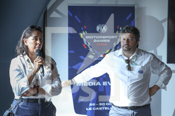 2022-07-23 - FIA Master Games press conference with Frédéric Bertrand, portrait and Shaila-Ann Rao during the Formula 1 Lenovo Grand Prix de France, French Grand Prix 2022, 12th round of the 2022 FIA Formula One World Championship from July 22 to 24, 2022 on the Circuit Paul Ricard, in Le Castellet, France - F1 - FRENCH GRAND PRIX 2022 - FORMULA 1 - MOTORS