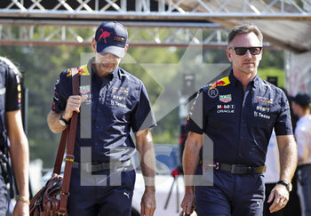 2022-07-23 - HORNER Christian (gbr), Team Principal of Red Bull Racing, portrait with NEWEY Adrian, Chief Technical Officer of Red Bull Racing during the Formula 1 Lenovo Grand Prix de France, French Grand Prix 2022, 12th round of the 2022 FIA Formula One World Championship from July 22 to 24, 2022 on the Circuit Paul Ricard, in Le Castellet, France - F1 - FRENCH GRAND PRIX 2022 - FORMULA 1 - MOTORS