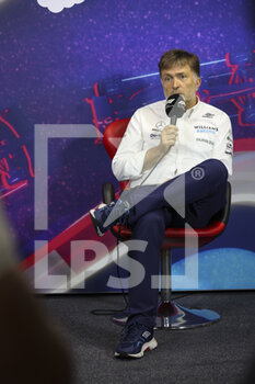 2022-07-23 - Press conference with CAPITO Jost, Chief Executive Officer of Williams Racing, portrait during the Formula 1 Lenovo Grand Prix de France, French Grand Prix 2022, 12th round of the 2022 FIA Formula One World Championship from July 22 to 24, 2022 on the Circuit Paul Ricard, in Le Castellet, France - F1 - FRENCH GRAND PRIX 2022 - FORMULA 1 - MOTORS