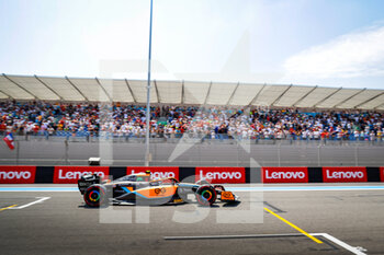 2022-07-23 - 04 NORRIS Lando (gbr), McLaren F1 Team MCL36, action during the Formula 1 Lenovo Grand Prix de France, French Grand Prix 2022, 12th round of the 2022 FIA Formula One World Championship from July 22 to 24, 2022 on the Circuit Paul Ricard, in Le Castellet, France - F1 - FRENCH GRAND PRIX 2022 - FORMULA 1 - MOTORS