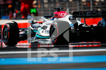 2022-07-23 - 63 RUSSELL George (gbr), Mercedes AMG F1 Team W13, action during the Formula 1 Lenovo Grand Prix de France, French Grand Prix 2022, 12th round of the 2022 FIA Formula One World Championship from July 22 to 24, 2022 on the Circuit Paul Ricard, in Le Castellet, France - F1 - FRENCH GRAND PRIX 2022 - FORMULA 1 - MOTORS