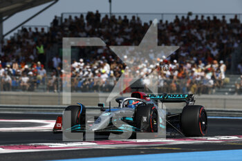 2022-07-23 - 63 RUSSELL George (gbr), Mercedes AMG F1 Team W13, action during the Formula 1 Lenovo Grand Prix de France, French Grand Prix 2022, 12th round of the 2022 FIA Formula One World Championship from July 22 to 24, 2022 on the Circuit Paul Ricard, in Le Castellet, France - F1 - FRENCH GRAND PRIX 2022 - FORMULA 1 - MOTORS