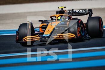 2022-07-23 - 04 NORRIS Lando (gbr), McLaren F1 Team MCL36, action during the Formula 1 Lenovo Grand Prix de France, French Grand Prix 2022, 12th round of the 2022 FIA Formula One World Championship from July 22 to 24, 2022 on the Circuit Paul Ricard, in Le Castellet, France - F1 - FRENCH GRAND PRIX 2022 - FORMULA 1 - MOTORS