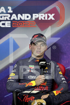 2022-07-23 - VERSTAPPEN Max (ned), Red Bull Racing RB18, portrait during the Formula 1 Lenovo Grand Prix de France, French Grand Prix 2022, 12th round of the 2022 FIA Formula One World Championship from July 22 to 24, 2022 on the Circuit Paul Ricard, in Le Castellet, France - F1 - FRENCH GRAND PRIX 2022 - FORMULA 1 - MOTORS
