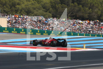 2022-07-23 - jul 23 2022 Le Castellet, France - F1 2022 France GP - qualifying,  Carlos Sainz (SPA) Ferrari F1-75 - FORMULA 1 LENOVO GRAND PRIX DE FRANCE 2022 - FORMULA 1 - MOTORS