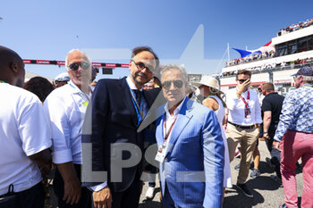 2022-07-24 - DESCHAUX Nicolas, FFSA president, portrait with ALESI Jean (fra), Former F1 driver during the Formula 1 Lenovo Grand Prix de France, French Grand Prix 2022, 12th round of the 2022 FIA Formula One World Championship from July 22 to 24, 2022 on the Circuit Paul Ricard, in Le Castellet, France - F1 - FRENCH GRAND PRIX 2022 - RACE - FORMULA 1 - MOTORS