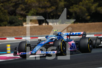 2022-07-24 - 31 OCON Esteban (fra), Alpine F1 Team A522, action during the Formula 1 Lenovo Grand Prix de France, French Grand Prix 2022, 12th round of the 2022 FIA Formula One World Championship from July 22 to 24, 2022 on the Circuit Paul Ricard, in Le Castellet, France - F1 - FRENCH GRAND PRIX 2022 - RACE - FORMULA 1 - MOTORS