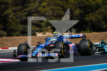 2022-07-24 - 31 OCON Esteban (fra), Alpine F1 Team A522, action during the Formula 1 Lenovo Grand Prix de France, French Grand Prix 2022, 12th round of the 2022 FIA Formula One World Championship from July 22 to 24, 2022 on the Circuit Paul Ricard, in Le Castellet, France - F1 - FRENCH GRAND PRIX 2022 - RACE - FORMULA 1 - MOTORS