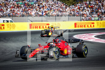 2022-07-24 - 16 LECLERC Charles (mco), Scuderia Ferrari F1-75, action during the Formula 1 Lenovo Grand Prix de France, French Grand Prix 2022, 12th round of the 2022 FIA Formula One World Championship from July 22 to 24, 2022 on the Circuit Paul Ricard, in Le Castellet, France - F1 - FRENCH GRAND PRIX 2022 - RACE - FORMULA 1 - MOTORS