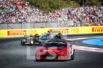 2022-07-24 - safety car, during the Formula 1 Lenovo Grand Prix de France, French Grand Prix 2022, 12th round of the 2022 FIA Formula One World Championship from July 22 to 24, 2022 on the Circuit Paul Ricard, in Le Castellet, France - F1 - FRENCH GRAND PRIX 2022 - RACE - FORMULA 1 - MOTORS