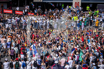 2022-07-24 - fans podium during the Formula 1 Lenovo Grand Prix de France, French Grand Prix 2022, 12th round of the 2022 FIA Formula One World Championship from July 22 to 24, 2022 on the Circuit Paul Ricard, in Le Castellet, France - F1 - FRENCH GRAND PRIX 2022 - RACE - FORMULA 1 - MOTORS
