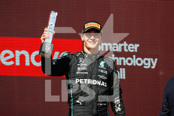 2022-07-24 - RUSSELL George (gbr), Mercedes AMG F1 Team W13, portrait podium during the Formula 1 Lenovo Grand Prix de France, French Grand Prix 2022, 12th round of the 2022 FIA Formula One World Championship from July 22 to 24, 2022 on the Circuit Paul Ricard, in Le Castellet, France - F1 - FRENCH GRAND PRIX 2022 - RACE - FORMULA 1 - MOTORS