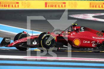 2022-07-24 - jul 24 2022 Le Castellet, France - F1 2022 France GP - Race -  Carlos Sainz (SPA) Ferrari F1-75 - FORMULA 1 LENOVO GRAND PRIX DE FRANCE 2022 - FORMULA 1 - MOTORS
