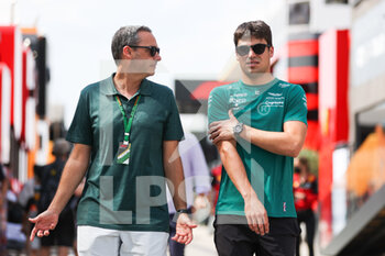 2022-07-28 - STROLL Lance (can), Aston Martin F1 Team AMR22, portrait during the Formula 1 Aramco Magyar Nagydij 2022, Hungarian Grand Prix 2022, 12th round of the 2022 FIA Formula One World Championship from July 28 to 31, 2022 on the Hungaroring, in Mogyorod, Hungary - F1 - HUNGARIAN GRAND PRIX 2022 - FORMULA 1 - MOTORS