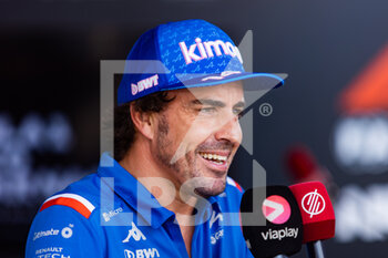2022-07-28 - ALONSO Fernando (spa), Alpine F1 Team A522, portrait during the Formula 1 Aramco Magyar Nagydij 2022, Hungarian Grand Prix 2022, 12th round of the 2022 FIA Formula One World Championship from July 28 to 31, 2022 on the Hungaroring, in Mogyorod, Hungary - F1 - HUNGARIAN GRAND PRIX 2022 - FORMULA 1 - MOTORS