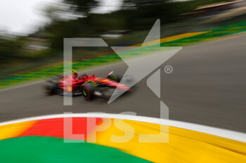 2022-08-27 - Carlos Sainz (SPA) Ferrari F1-75 - FORMULA 1 ROLEX BELGIAN GRAND PRIX 2022 FREE PRACTICE, QUALIFYING - FORMULA 1 - MOTORS