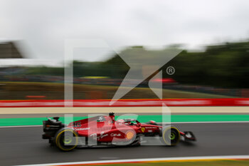 2022-08-26 - Charles Leclerc (MON) Ferrari F1-75  during Free Practice 1  - FORMULA 1 ROLEX BELGIAN GRAND PRIX 2022 FREE PRACTICE - FORMULA 1 - MOTORS