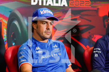 2022-09-09 - Fernando Alonso (SPA) Alpine A522 - 2022 FORMULA 1 PIRELLI GRAN PREMIO D'ITALIA - GRAND PRIX OF ITALY - FREE PRACTICE - FORMULA 1 - MOTORS