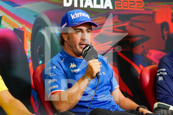 2022-09-09 - Fernando Alonso (SPA) Alpine A522 - 2022 FORMULA 1 PIRELLI GRAN PREMIO D'ITALIA - GRAND PRIX OF ITALY - FREE PRACTICE - FORMULA 1 - MOTORS