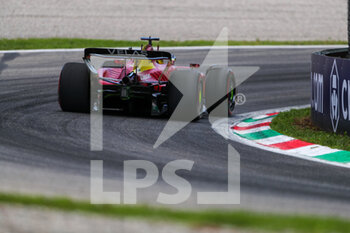 2022-09-09 - Charles Leclerc (MON) Ferrari F1-75 - 2022 FORMULA 1 PIRELLI GRAN PREMIO D'ITALIA - GRAND PRIX OF ITALY - FREE PRACTICE - FORMULA 1 - MOTORS