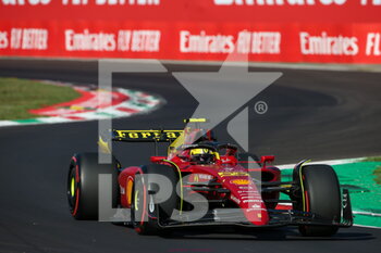 2022-09-11 - Carlos Sainz (SPA) Ferrari F1-75  - 2022 FORMULA 1 PIRELLI GRAN PREMIO D'ITALIA - GRAND PRIX OF ITALY - RACE - FORMULA 1 - MOTORS