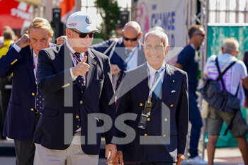 11/09/2022 - Prince Albert of Monaco (MON) with Angelo Sticchi Damiani (ITA) - 2022 FORMULA 1 PIRELLI GRAN PREMIO D'ITALIA - GRAND PRIX OF ITALY - RACE - FORMULA 1 - MOTORI