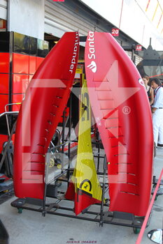 2022-09-11 - Scuderia Ferrari detail - 2022 FORMULA 1 PIRELLI GRAN PREMIO D'ITALIA - GRAND PRIX OF ITALY - RACE - FORMULA 1 - MOTORS