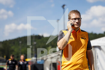 2022-08-25 - SEIDL Andreas, Team Principal of McLaren F1 Team, portrait during the Formula 1 Rolex Belgian Grand Prix 2022, 14th round of the 2022 FIA Formula One World Championship from August 26 to 28, 2022 on the Circuit de Spa-Francorchamps, in Francorchamps, Belgium - F1 - BELGIAN GRAND PRIX 2022 - FORMULA 1 - MOTORS