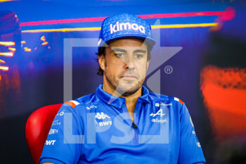 2022-08-25 - ALONSO Fernando (spa), Alpine F1 Team A522, portrait during the Formula 1 Rolex Belgian Grand Prix 2022, 14th round of the 2022 FIA Formula One World Championship from August 26 to 28, 2022 on the Circuit de Spa-Francorchamps, in Francorchamps, Belgium - F1 - BELGIAN GRAND PRIX 2022 - FORMULA 1 - MOTORS