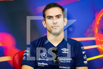 2022-08-25 - LATIFI Nicholas (can), Williams Racing FW44, portrait during the Formula 1 Rolex Belgian Grand Prix 2022, 14th round of the 2022 FIA Formula One World Championship from August 26 to 28, 2022 on the Circuit de Spa-Francorchamps, in Francorchamps, Belgium - F1 - BELGIAN GRAND PRIX 2022 - FORMULA 1 - MOTORS