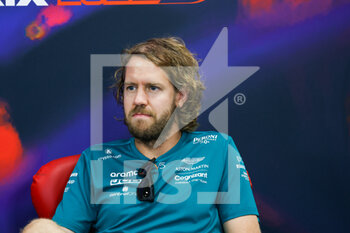2022-08-25 - VETTEL Sebastian (ger), Aston Martin F1 Team AMR22, portrait, press conference during the Formula 1 Rolex Belgian Grand Prix 2022, 14th round of the 2022 FIA Formula One World Championship from August 26 to 28, 2022 on the Circuit de Spa-Francorchamps, in Francorchamps, Belgium - F1 - BELGIAN GRAND PRIX 2022 - FORMULA 1 - MOTORS