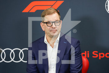 2022-08-26 - DUESMANN Markus (ger), CEO of Audi, press conference, during the Formula 1 Rolex Belgian Grand Prix 2022, 14th round of the 2022 FIA Formula One World Championship from August 26 to 28, 2022 on the Circuit de Spa-Francorchamps, in Francorchamps, Belgium - F1 - BELGIAN GRAND PRIX 2022 - FORMULA 1 - MOTORS