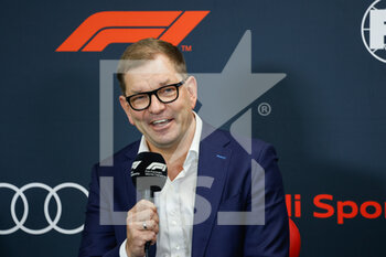 2022-08-26 - DUESMANN Markus (ger), CEO of Audi, press conference during the Formula 1 Rolex Belgian Grand Prix 2022, 14th round of the 2022 FIA Formula One World Championship from August 26 to 28, 2022 on the Circuit de Spa-Francorchamps, in Francorchamps, Belgium - F1 - BELGIAN GRAND PRIX 2022 - FORMULA 1 - MOTORS