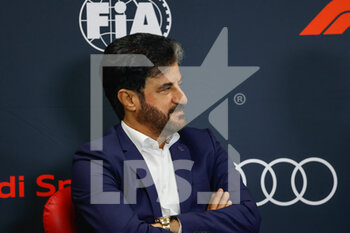2022-08-26 - BEN SULAYEM Mohammed (uae), President of the FIA, portrait, press conference, during the Formula 1 Rolex Belgian Grand Prix 2022, 14th round of the 2022 FIA Formula One World Championship from August 26 to 28, 2022 on the Circuit de Spa-Francorchamps, in Francorchamps, Belgium - F1 - BELGIAN GRAND PRIX 2022 - FORMULA 1 - MOTORS