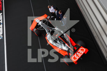 2022-08-26 - Audi Sport unveiling a show car to announce their entry to F1 in 2026 during the Formula 1 Rolex Belgian Grand Prix 2022, 14th round of the 2022 FIA Formula One World Championship from August 26 to 28, 2022 on the Circuit de Spa-Francorchamps, in Francorchamps, Belgium - F1 - BELGIAN GRAND PRIX 2022 - FORMULA 1 - MOTORS