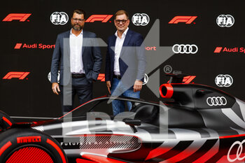 2022-08-26 - DUESMANN Markus (ger), CEO of Audi, HOFFMAN Oliver (ger), Chief Technical Officer of Audi, portrait during the Formula 1 Rolex Belgian Grand Prix 2022, 14th round of the 2022 FIA Formula One World Championship from August 26 to 28, 2022 on the Circuit de Spa-Francorchamps, in Francorchamps, Belgium - F1 - BELGIAN GRAND PRIX 2022 - FORMULA 1 - MOTORS
