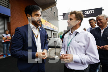 2022-08-26 - BEN SULAYEM Mohammed (uae), President of the FIA, McNish Alan, Former Audi Driver, portrait during the Formula 1 Rolex Belgian Grand Prix 2022, 14th round of the 2022 FIA Formula One World Championship from August 26 to 28, 2022 on the Circuit de Spa-Francorchamps, in Francorchamps, Belgium - F1 - BELGIAN GRAND PRIX 2022 - FORMULA 1 - MOTORS