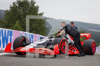 2022-08-26 - Launch of the Audi 2026 F1 Project during the Formula 1 Rolex Belgian Grand Prix 2022, 14th round of the 2022 FIA Formula One World Championship from August 26 to 28, 2022 on the Circuit de Spa-Francorchamps, in Francorchamps, Belgium - F1 - BELGIAN GRAND PRIX 2022 - FORMULA 1 - MOTORS