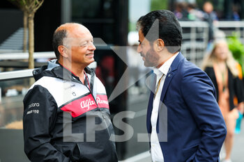 2022-08-26 - VASSEUR Frederic (fra), Team Principal of Alfa Romeo F1 Team ORLEN, BEN SULAYEM Mohammed (uae), President of the FIA, portrait during the Formula 1 Rolex Belgian Grand Prix 2022, 14th round of the 2022 FIA Formula One World Championship from August 26 to 28, 2022 on the Circuit de Spa-Francorchamps, in Francorchamps, Belgium - F1 - BELGIAN GRAND PRIX 2022 - FORMULA 1 - MOTORS