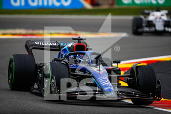 2022-08-26 - 23 ALBON Alexander (tha), Williams Racing FW44, action during the Formula 1 Rolex Belgian Grand Prix 2022, 14th round of the 2022 FIA Formula One World Championship from August 26 to 28, 2022 on the Circuit de Spa-Francorchamps, in Francorchamps, Belgium - F1 - BELGIAN GRAND PRIX 2022 - FORMULA 1 - MOTORS