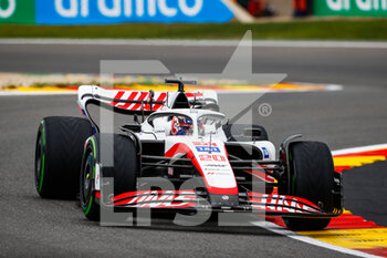 2022-08-26 - 20 MAGNUSSEN Kevin (den), Haas F1 Team VF-22 Ferrari, action during the Formula 1 Rolex Belgian Grand Prix 2022, 14th round of the 2022 FIA Formula One World Championship from August 26 to 28, 2022 on the Circuit de Spa-Francorchamps, in Francorchamps, Belgium - F1 - BELGIAN GRAND PRIX 2022 - FORMULA 1 - MOTORS