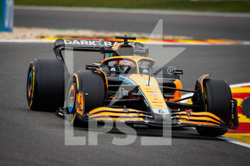 2022-08-26 - 03 RICCIARDO Daniel (aus), McLaren F1 Team MCL36, action during the Formula 1 Rolex Belgian Grand Prix 2022, 14th round of the 2022 FIA Formula One World Championship from August 26 to 28, 2022 on the Circuit de Spa-Francorchamps, in Francorchamps, Belgium - F1 - BELGIAN GRAND PRIX 2022 - FORMULA 1 - MOTORS