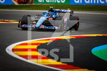 2022-08-26 - 31 OCON Esteban (fra), Alpine F1 Team A522, action during the Formula 1 Rolex Belgian Grand Prix 2022, 14th round of the 2022 FIA Formula One World Championship from August 26 to 28, 2022 on the Circuit de Spa-Francorchamps, in Francorchamps, Belgium - F1 - BELGIAN GRAND PRIX 2022 - FORMULA 1 - MOTORS