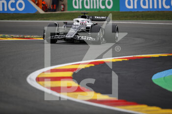 2022-08-26 - LAWSON Liam (nzl), Scuderia AlphaTauri AT03, action during the Formula 1 Rolex Belgian Grand Prix 2022, 14th round of the 2022 FIA Formula One World Championship from August 26 to 28, 2022 on the Circuit de Spa-Francorchamps, in Francorchamps, Belgium - F1 - BELGIAN GRAND PRIX 2022 - FORMULA 1 - MOTORS