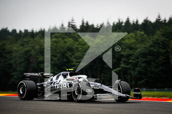 2022-08-26 - 22 TSUNODA Yuki (jap), Scuderia AlphaTauri AT03, action during the Formula 1 Rolex Belgian Grand Prix 2022, 14th round of the 2022 FIA Formula One World Championship from August 26 to 28, 2022 on the Circuit de Spa-Francorchamps, in Francorchamps, Belgium - F1 - BELGIAN GRAND PRIX 2022 - FORMULA 1 - MOTORS