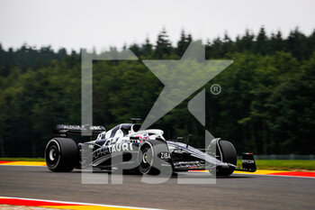 2022-08-26 - 40 LAWSON Liam (nzl), Scuderia AlphaTauri AT03, action during the Formula 1 Rolex Belgian Grand Prix 2022, 14th round of the 2022 FIA Formula One World Championship from August 26 to 28, 2022 on the Circuit de Spa-Francorchamps, in Francorchamps, Belgium - F1 - BELGIAN GRAND PRIX 2022 - FORMULA 1 - MOTORS